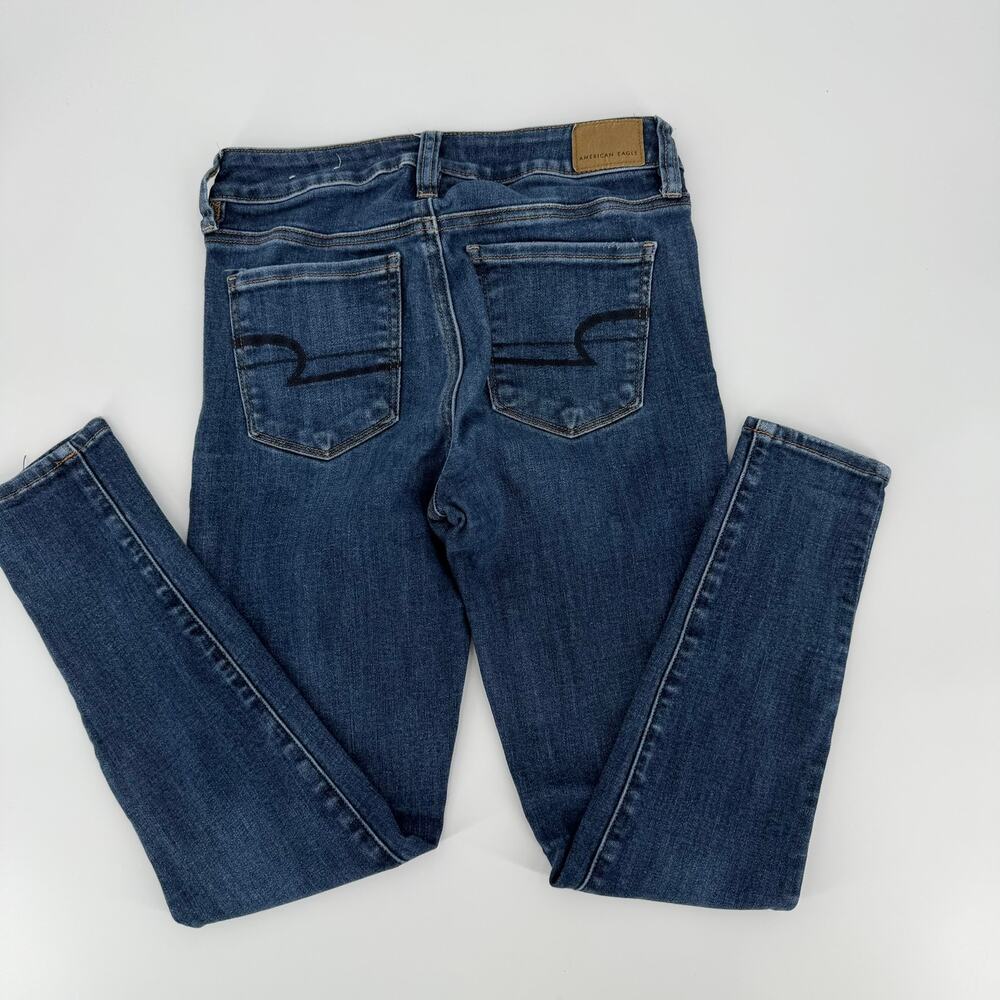 American Eagle Dark Wash Stretch Skinny Jeans - Size 4S
